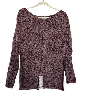 Flattering Maroon Sweater